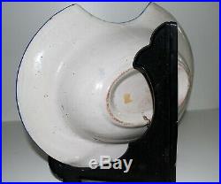 Rare Antique & Collectible French Faience Barbers Bowl, Shaving Bowl, Circa 1810