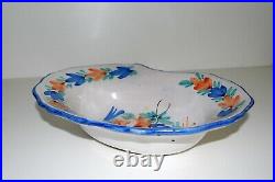 Rare Antique & Collectible French Faience Barbers Bowl, Shaving Bowl, Circa 1820