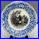 Rare-CREIL-MONTEREAU-Blue-ENSLAVED-LABORER-SUGAR-CANE-HARVEST-Transferware-PLATE-01-liin