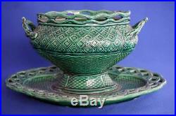 Rubelles Faience Majolica Pottery French Antique Tureen