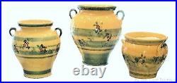 SOULEO, TERRE è PROVENCE, FRENCH LARGE POT with HANDLES, 13 TALL, 8 DIA, NEW