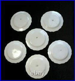 Set of (6) Antique French Henriot Quimper Faience Dinner Plates 9 3/4