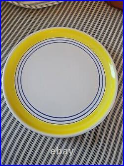 Three Quimper France Multi Use Plates 8 3/8