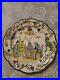 VINTAGE-ONE-PLATE-FRENCH-FAIENCE-QUIMPER-THE-GREAT-ARTIST-PORQUIER-BEAU-c1880-01-qe