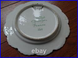 VINTAGE PLATE FRENCH HENRIOT QUIMPER COUPLE BRETON circa 1930s' diameter 10¨