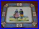 VINTAGE-PLATER-DISH-FRENCH-FAIENCE-HENRIOT-QUIMPER-circa-1930s-lenght-12-4-01-dzs