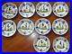 VINTAGE-TEN-SMALL-BREAD-PLATES-FRENCH-FAIENCE-HB-QUIMPER-circa-1960s-6-7-01-aqz
