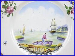 Veuve Perrin Seau a Bouteille France Faience Plate VP French Country Art Pottery