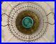 Victorian-wired-Basket-with-a-green-glazed-French-faience-Majolica-RUBELLES-Plat-01-olzt