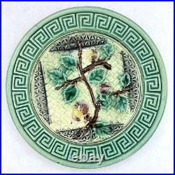 Vintage FRENCH FAIENCE MAJOLICA Pottery Plate 6
