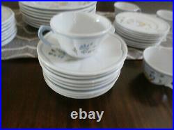 Vintage French Faience Majolica Longchamp China, Perouges Pattern, Service for 8