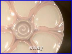 Vintage French Longwy Large Oyster Plate