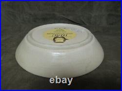 Vintage HB Quimper French Faience Pottery Breton Man Jos Kervela Brown Trim Bowl