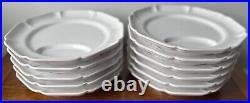 Vintage Motton Gien French Faience Asparagus Plates-set 11