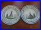 Vintage-Pair-Plate-French-Faience-Hb-Quimper-19-Th-Century-01-qwbg