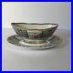 Vintage-Sarreguemines-Montmorency-Faience-Tin-Pottery-Sauce-Boat-9-5-01-oi