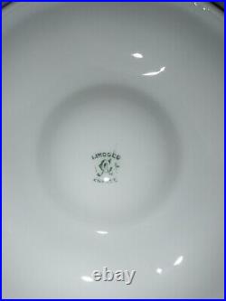 Vintage Set of 6 Oyster plates Limoges French Faience Porcelaine